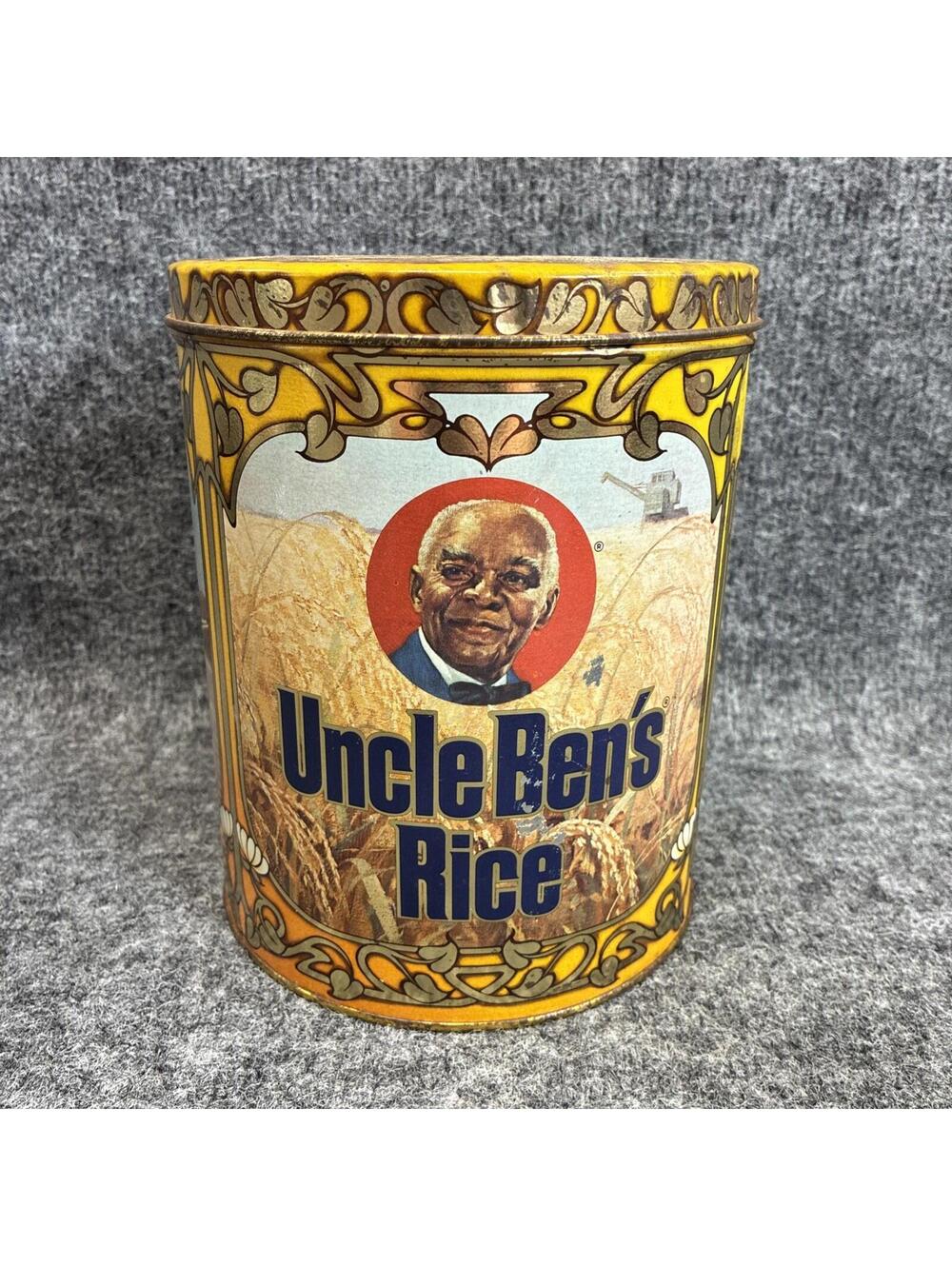 Vintage 1983 Uncle Ben’s Rice 40th Anniversary Limited Edition Tin Canister